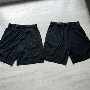 Two pairs of Nike, athletic shorts, men’s size extra large